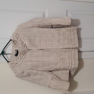 Nwt tweed Karl lagerfeld blazer size 2